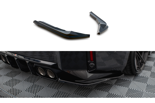 Maxton Design Diffusor Flaps V.5 für BMW M2 G87 Hochglanz schwarz