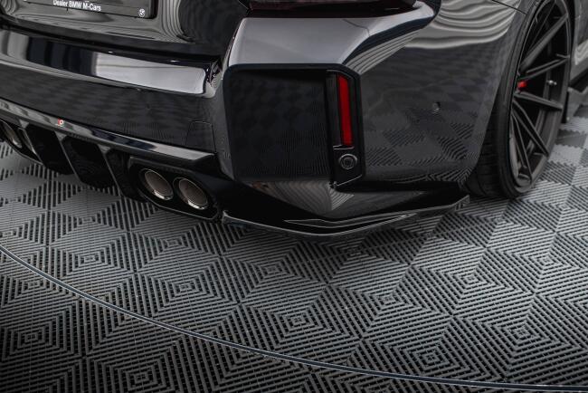Maxton Design Diffusor Flaps V.5 für BMW M2 G87 Hochglanz schwarz