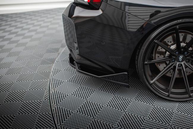 Maxton Design Diffusor Flaps für BMW M2 G87 Hochglanz schwarz