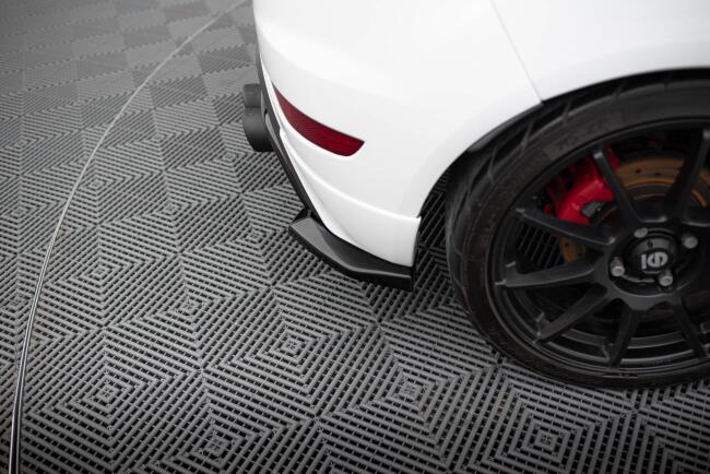 Maxton Design Diffusor Flaps V.3 für Ford Fiesta ST Mk7 Facelift Hochglanz schwarz