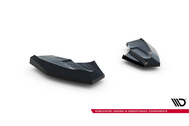 Maxton Design Diffusor Flaps V.3 für Ford Fiesta ST Mk7 Facelift Hochglanz schwarz