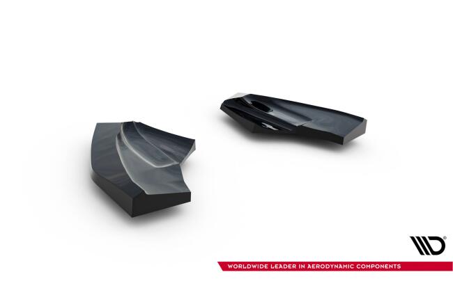 Maxton Design Diffusor Flaps V.3 für Ford Fiesta ST Mk7 Facelift Hochglanz schwarz