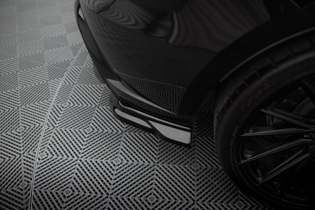 Maxton Design Diffusor Flaps für Porsche Macan GTS Mk1 Facelift 2 Hochglanz schwarz