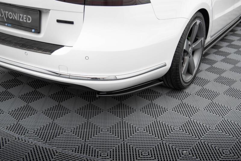 Maxton Design Diffusor Flaps für Volkswagen Passat Variant B7 Hochglanz schwarz