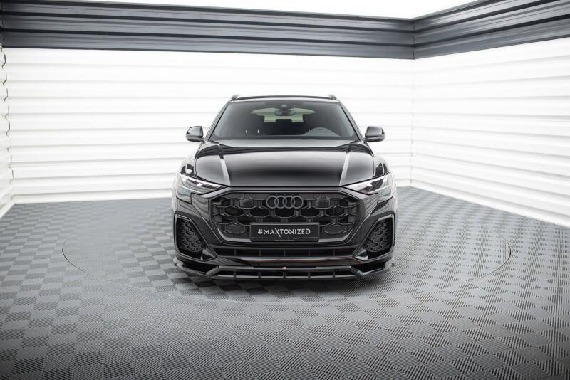 Maxton Design Frontlippe für Audi SQ8 Mk1 Facelift Hochglanz schwarz