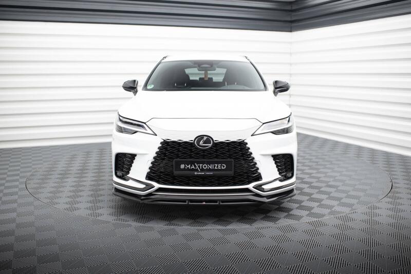 Maxton Design Frontlippe für Lexus RX F-Sport Mk5 Hochglanz schwarz