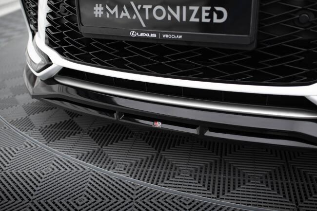 Maxton Design Frontlippe für Lexus RX F-Sport Mk5 Hochglanz schwarz