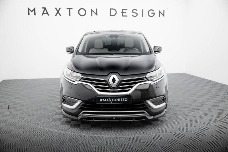 Maxton Design Frontlippe für Renault Espace Mk5 Facelift Hochglanz schwarz