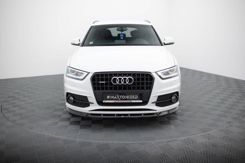 Maxton Design Frontlippe V.1 für Audi Q3 S-line 8U Hochglanz schwarz