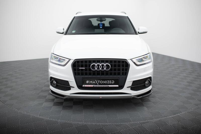 Maxton Design Frontlippe V.2 für Audi Q3 S-line 8U Hochglanz schwarz