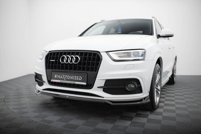 Maxton Design Frontlippe V.2 für Audi Q3 S-line 8U Hochglanz schwarz