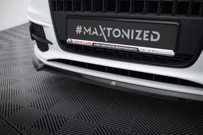 Maxton Design Frontlippe V.2 für Audi Q3 S-line 8U Hochglanz schwarz