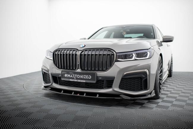 Maxton Design Frontlippe V.5 für BMW 7 G11 M-Paket Facelift Hochglanz schwarz