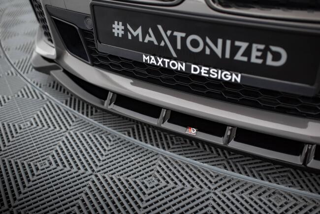 Maxton Design Frontlippe V.5 für BMW 7 G11 M-Paket Facelift Hochglanz schwarz