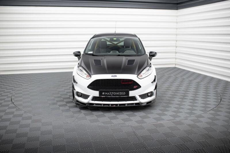 Maxton Design Frontlippe V.6 für Ford Fiesta ST Mk7 Facelift Hochglanz schwarz