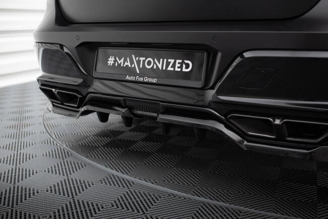 Maxton Design Heckdiffusor für BMW M760e G70 Hochglanz schwarz