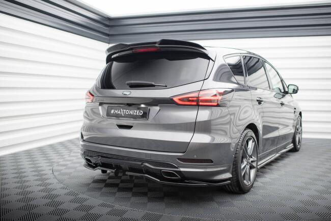 Maxton Design Heckdiffusor für Ford S-Max ST-Line Mk2 Hochglanz schwarz