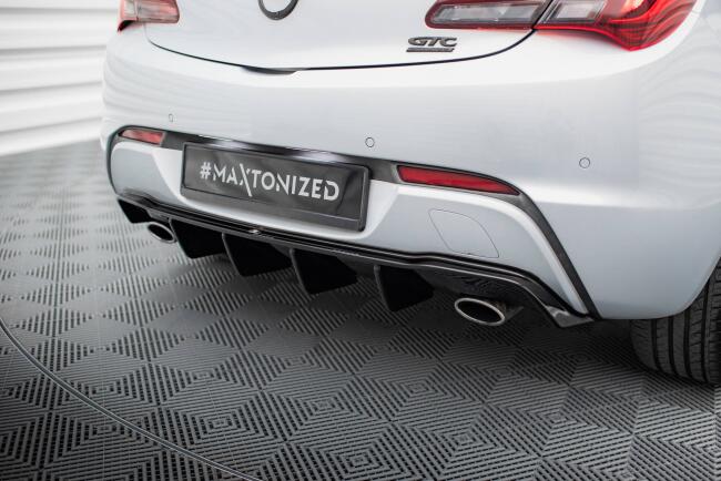 Maxton Design Heckdiffusor V.1 für Opel Astra GTC OPC-Line J Hochglanz schwarz