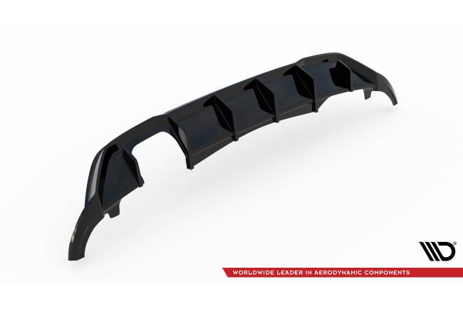 Maxton Design Heckdiffusor für VW Polo GTI Mk6 Facelift Hochglanz schwarz