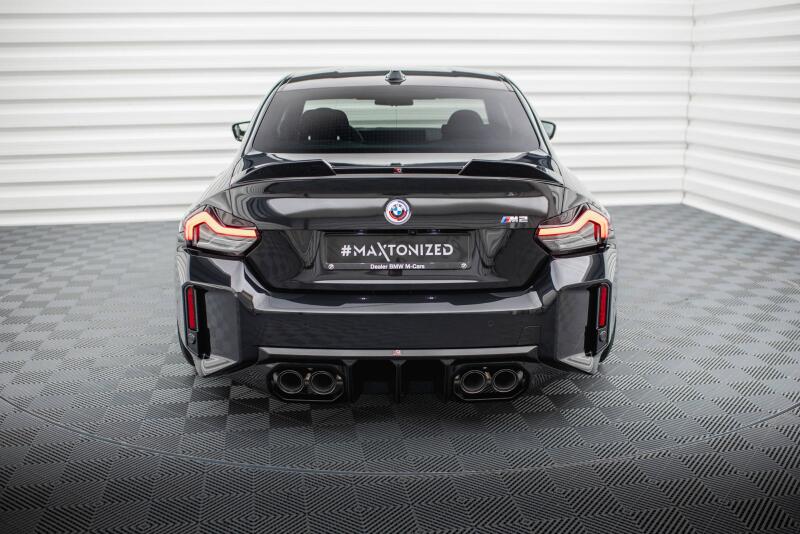 Maxton Design Heckdiffusor V.2 für BMW M2 G87 Hochglanz schwarz