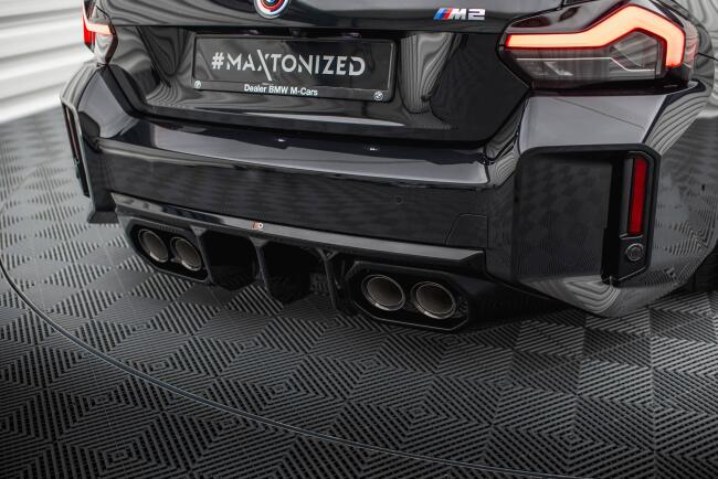 Maxton Design Heckdiffusor V.2 für BMW M2 G87 Hochglanz schwarz