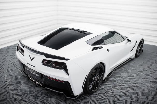 Maxton Design Heckscheibenspoiler für Chevrolet Corvette C7 Hochglanz schwarz