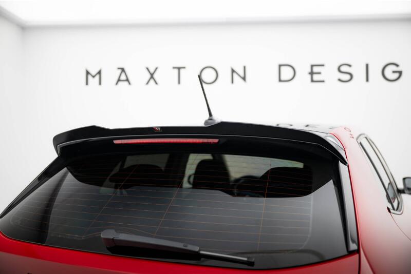 Maxton Design Heckspoiler Lippe für Skoda Fabia Mk4 Hochglanz schwarz