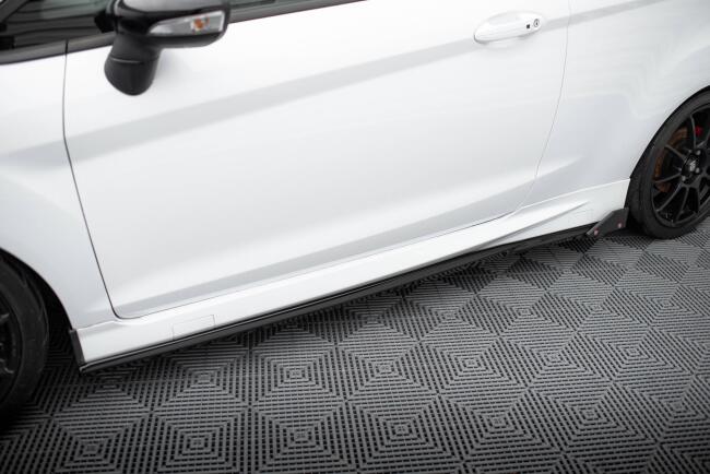 Maxton Design Seitenschweller für Ford Fiesta ST / ST-Line Mk7 Hochglanz schwarz