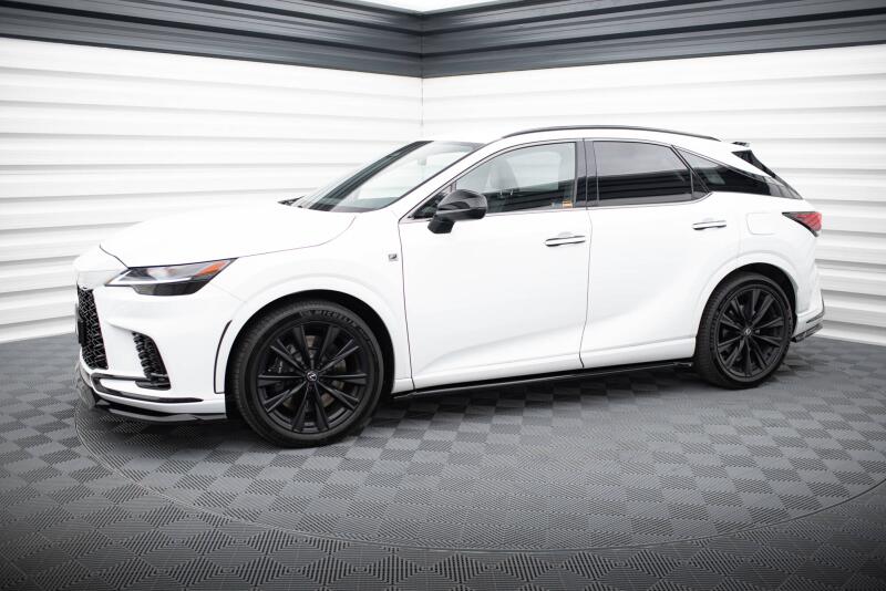 Maxton Design Seitenschweller für Lexus RX F-Sport Mk5 Hochglanz schwarz