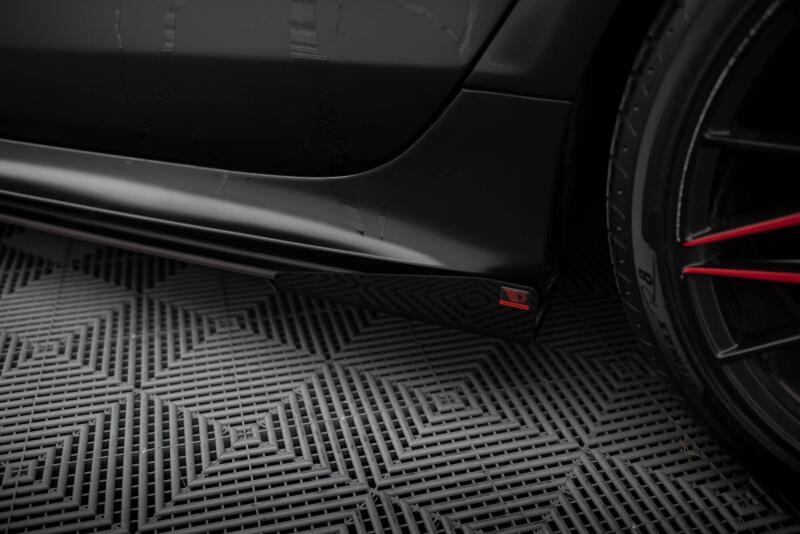 Maxton Design Street Pro Diffusor Flaps für Audi A7 S-Line C7 Hochglanz schwarz