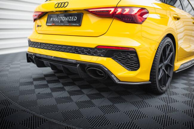 Maxton Design Carbon Diffusor Flaps für Audi RS3 Sportback 8Y