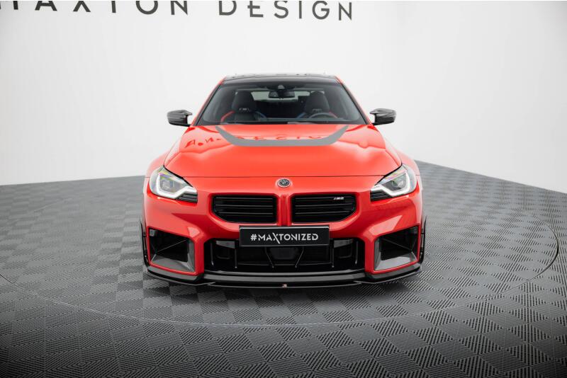 Maxton Design Frontlippe für BMW M2 G87 Hochglanz schwarz