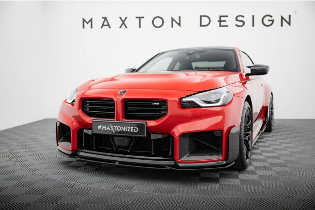 Maxton Design Frontlippe für BMW M2 G87 Hochglanz schwarz