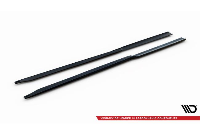 Maxton Design Seitenschweller (Paar) für BMW M2 M-Performance G87 Hochglanz schwarz