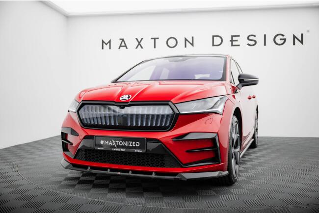 Maxton Design Frontlippe für Skoda Enyaq Coupe iV...