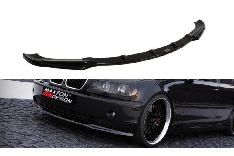 B-Ware Maxton Design Frontlippe für BMW 3er E46 Limousine Facelift Hochglanz schwarz