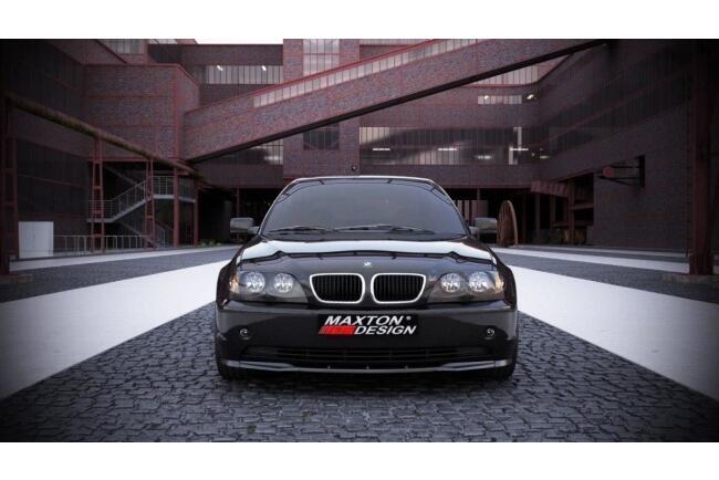 B-Ware Maxton Design Frontlippe für BMW 3er E46 Limousine Facelift Hochglanz schwarz