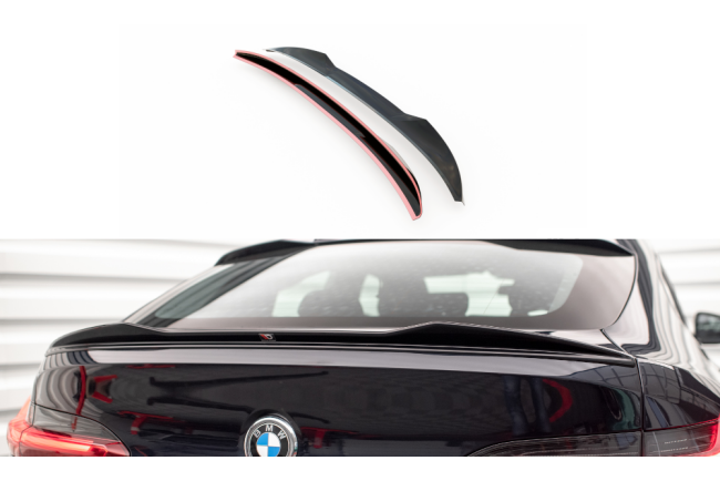 B-Ware Maxton Design Spoiler Lippe für BMW X4 M-Paket G02 Hochglanz schwarz