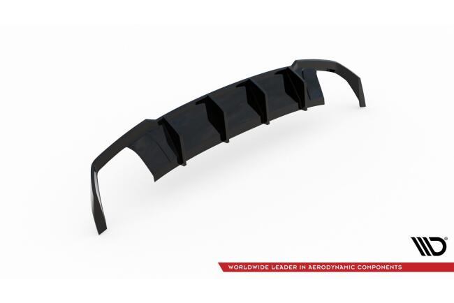 B-Ware Maxton Design Heckdiffusor V.2 für Seat Leon 3 (Typ 5F) Cupra ST Facelift Hochglanz schwarz