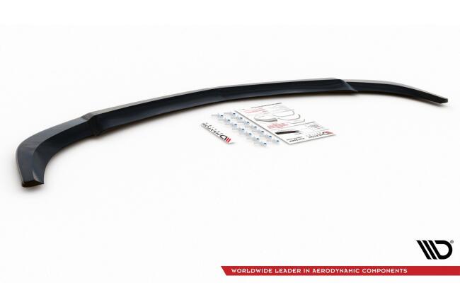 B-Ware Maxton Design Frontlippe für Mercedes C-Klasse W204 AMG-Line Facelift Hochglanz schwarz