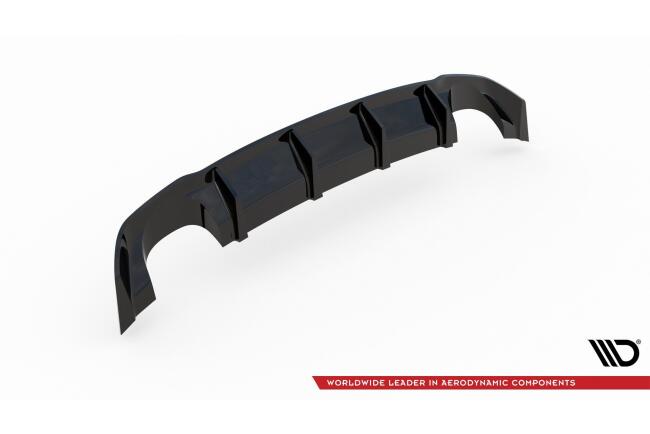 B-Ware Maxton Design Heckdiffusor für Seat Leon 3 (Typ 5F) Cupra Hochglanz schwarz