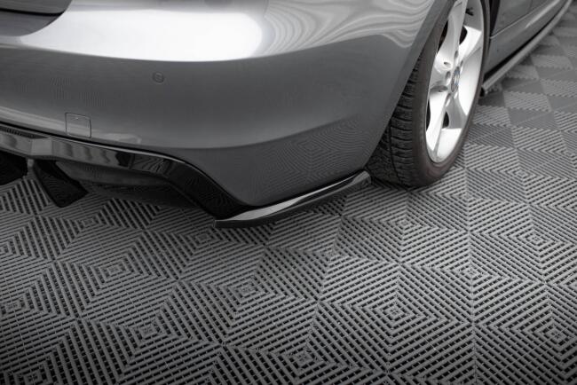 Maxton Design Diffusor Flaps für BMW 1er M-Paket E82 Hochglanz schwarz