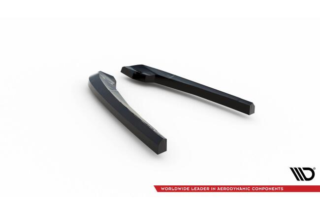 Maxton Design Diffusor Flaps für BMW X3 M F97 Facelift Hochglanz schwarz