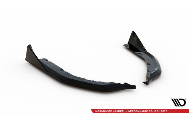 Maxton Design Diffusor Flaps im CSL Look für BMW M3 G80 / G81 Hochglanz schwarz