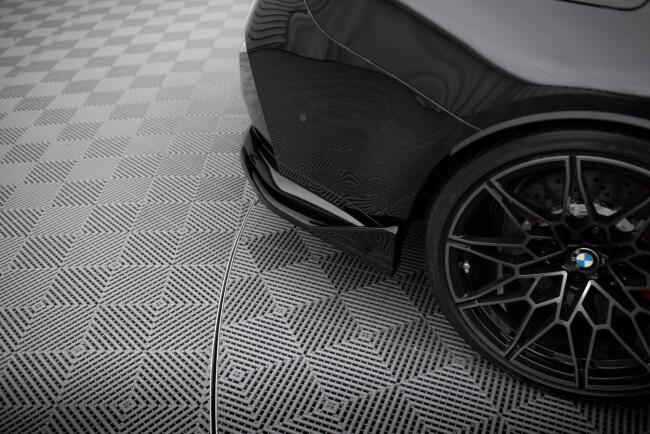 Maxton Design Diffusor Flaps im CSL Look für BMW M3 G80 Hochglanz schwarz