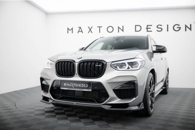 Maxton Design Frontlippe für BMW X4 M F98 Hochglanz schwarz