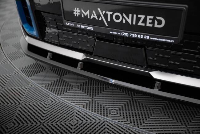 Maxton Design Frontlippe für Kia EV9 GT-Line Mk1 Hochglanz schwarz