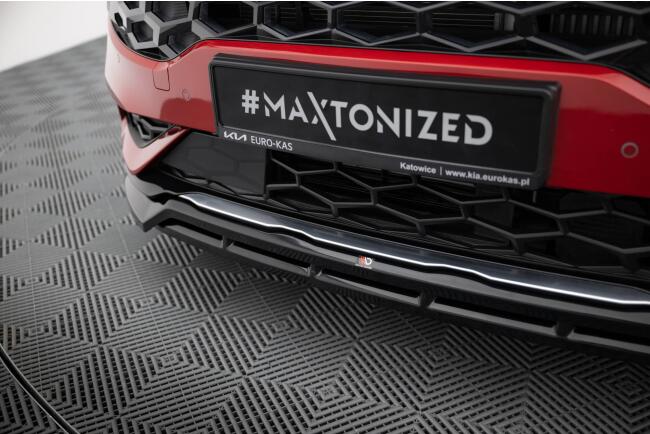 Maxton Design Frontlippe V.2 für Kia Sportage GT-Line Mk5 Hochglanz schwarz