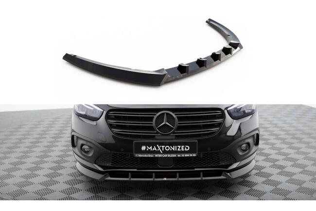 Maxton Design Frontlippe für Mercedes-Benz T Klasse W420 Hochglanz schwarz