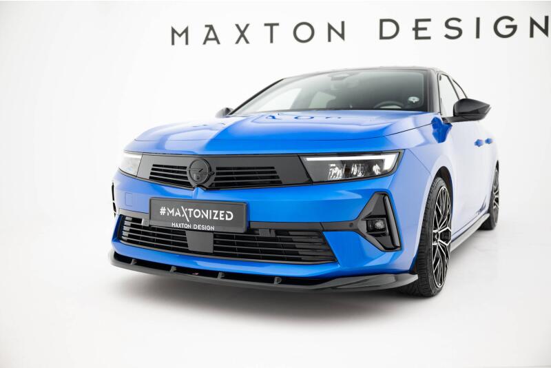 Maxton Design Frontlippe für Opel Astra Sports Tourer L MK5 Hochglanz schwarz